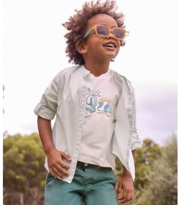 BERMUDA RELAXED FIT CON LINO MARCA MAYORAL