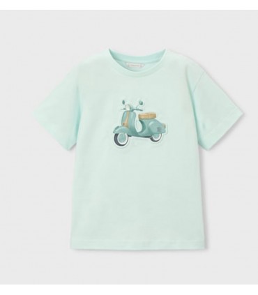 CAMISETA CON MOTO RELIEVE NIÑO MARCA MAYORAL