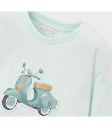 CAMISETA CON MOTO RELIEVE NIÑO MARCA MAYORAL
