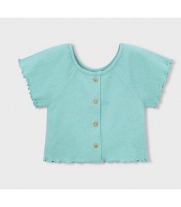 CAMISETA CON VOLANTES NIÑA MARCA MAYORAL
