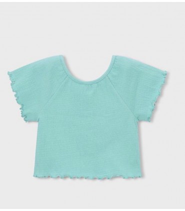 CAMISETA CON VOLANTES NIÑA MARCA MAYORAL