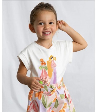 CAMISETA ESTAMPADO MUÑECA NIÑA MARCA MAYORAL