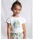 CAMISETA SERIGRAFIA NIÑA MARCA MAYORAL