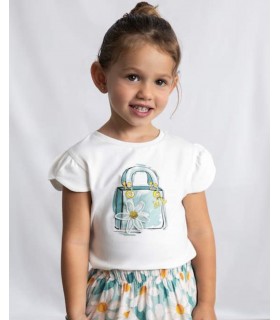 CAMISETA SERIGRAFIA NIÑA MARCA MAYORAL