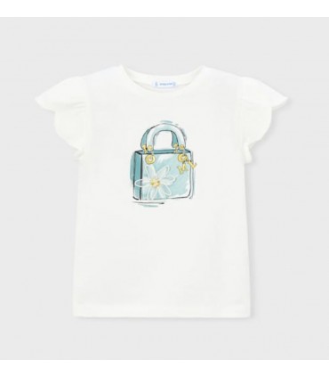 CAMISETA SERIGRAFIA NIÑA MARCA MAYORAL