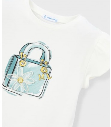 CAMISETA SERIGRAFIA NIÑA MARCA MAYORAL