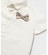 CONJUNTO BERMUDA Y CAMISA CON PAJARITA BEBE MARCA MAYORAL