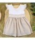 VESTIDO NIÑA CEREMONIA LINO MARCA BABY-FERR
