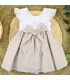VESTIDO NIÑA CEREMONIA LINO MARCA BABY-FERR