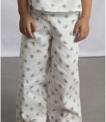 CONJUNTO PANTALON LARGO Y TOP ESTAMPADO NIÑA MARCA MAYORAL