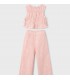 CONJUNTO PANTALON LARGO Y TOP FRUNCIDO MARCA MAYORAL