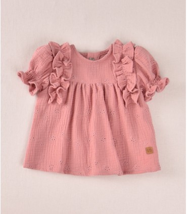 BLUSA BORDADA BEBE MARCA JOSE VARON