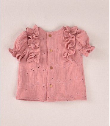BLUSA BORDADA BEBE MARCA JOSE VARON