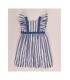 VESTIDO RAYAS  NIÑA MARCA COCOTE