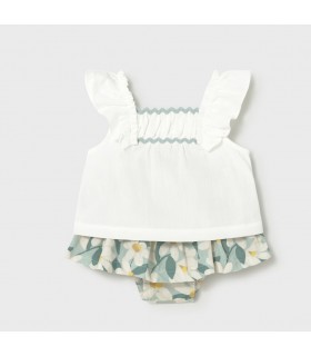 CONJUNTO FALDA Y BLUSA BEBE MARCA MAYORAL