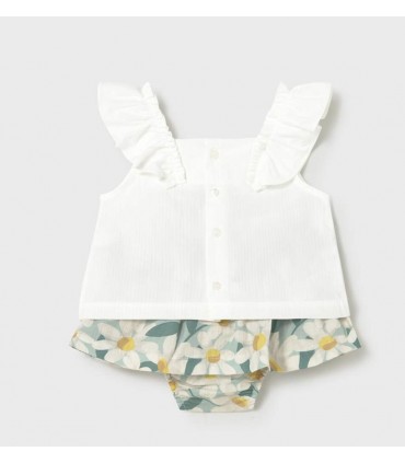 CONJUNTO FALDA Y BLUSA BEBE MARCA MAYORAL