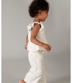 CONJUNTO PANTALON Y TOP CROCHET BEBE MARCA MAYORAL