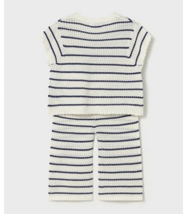 CONJUNTO PANTALONES Y CAMISETA CORAZONES BEBE MARCA MAYORAL