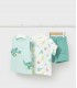 CONJUNTO TRES PIEZAS ESTAMPADO BEBE MARCA MAYORAL