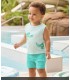 CONJUNTO TRES PIEZAS ESTAMPADO BEBE MARCA MAYORAL