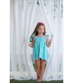 VESTIDO ELASTICO ESTAMPADO CABALLITO DE MAR MARCA MON PETIT BONBON