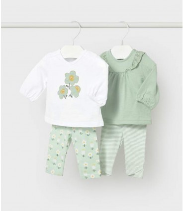 CONJUNTO 4 PIEZAS MANGA LARGA BEBE MARCA MAYORAL