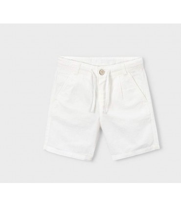 BERMUDA RELAXED FIT CON LINO NIÑO MARCA MAYORAL