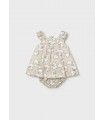 VESTIDO ESTAMPADO CON BRAGUITA BEBE MARCA MAYORAL