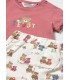 CONJUNTO PANTALON CORTO ESTAMPADO Y CAMISETA RECIEN NACIDO