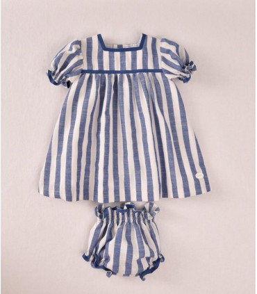 VESTIDO RAYAS DOS PIEZAS MARCA COCOTE