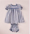 VESTIDO RAYAS DOS PIEZAS MARCA COCOTE