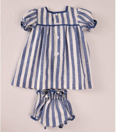 VESTIDO RAYAS DOS PIEZAS MARCA COCOTE