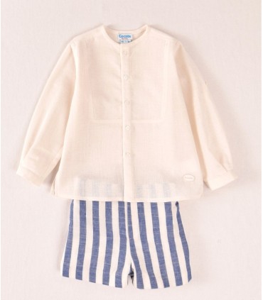 CONJUNTO NIÑO RAYAS DOS PIEZAS MARCA COCOTE