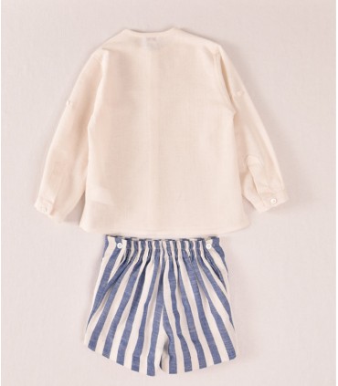 CONJUNTO NIÑO RAYAS DOS PIEZAS MARCA COCOTE