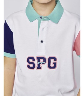 POLO NIÑO TRICOLOR MARCA SPAGNOLO