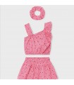 CONJUNTO NIÑA ESTAMPADO CON COLETERO MARCA MAYORAL