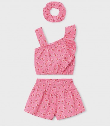 CONJUNTO NIÑA ESTAMPADO CON COLETERO MARCA MAYORAL