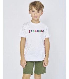 CAMISETA NIÑO MANGA CORTA MARCA SPAGNOLO