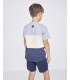 CAMISETA NIÑO TRES RAYAS MANGA CORTA MARCA SPAGNOLO