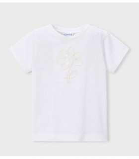 CAMISETA NIÑA FLOR MARCA MAYORAL
