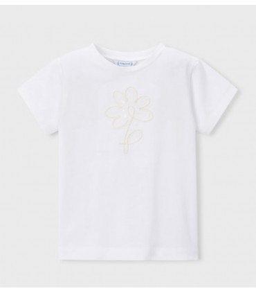 CAMISETA NIÑA FLOR MARCA MAYORAL