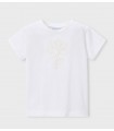 CAMISETA NIÑA FLOR MARCA MAYORAL