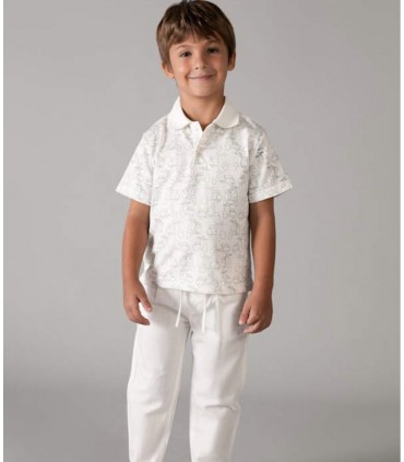 PANTALON CHINO RELAXED CON LINO MARCA MAYORAL