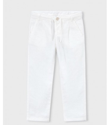 PANTALON CHINO RELAXED CON LINO MARCA MAYORAL