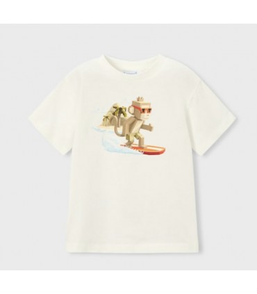 CAMISETA ESTAMPADO MONO SURF NIÑO MARCA MAYORAL