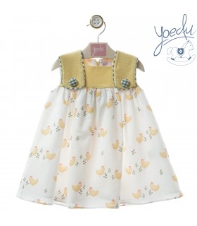 VESTIDO INFANTIL FAMILIA ANFORA MARCA YOEDU