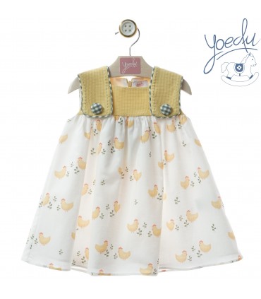 VESTIDO INFANTIL FAMILIA ANFORA MARCA YOEDU