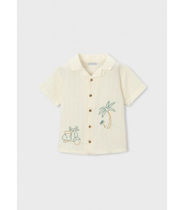 CAMISA DETALLE BORDADO NIÑO MARCA MAYORAL