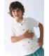 CAMISA DETALLE BORDADO NIÑO MARCA MAYORAL