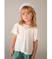 BLUSA COMBINADA GUIPUR NIÑA MARCA MAYORAL